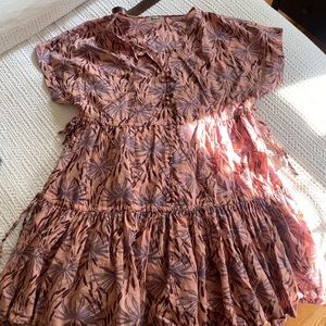 Madewell Pink Floral Dress